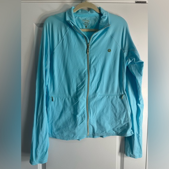 Lilly Pulitzer Jackets & Blazers - Lilly Pulitzer Luxletic SeaSalt Blue Jacket